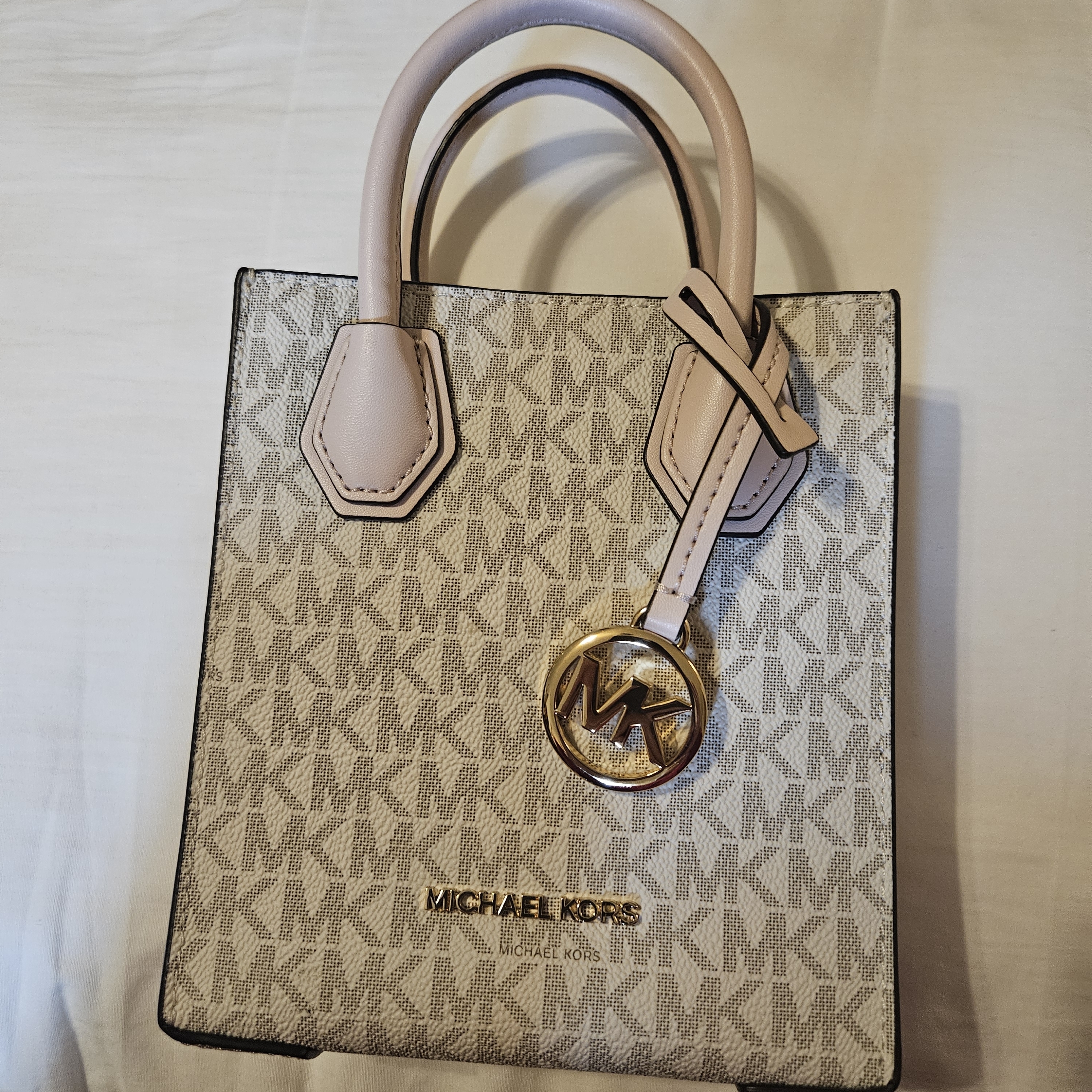Michael Kors Beige And Pink Women's Crossbody Bag New Without Tags